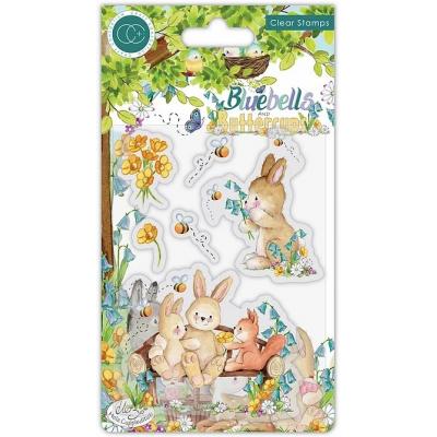 Craft Consortium Bluebells And Buttercups Clear Stamps - Bench
